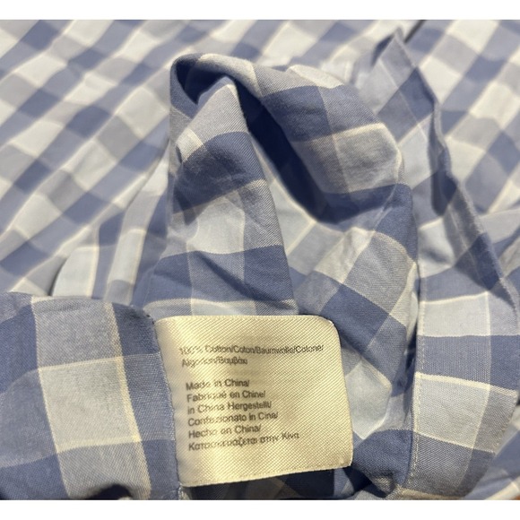 Brooks Brothers Men's Pajama Set Medium Long Sleeves Pants Blue Check Old Money - Picture 5 of 11